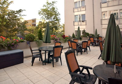 Terrasse im Gemeinschaftsbereich